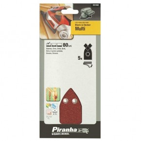 Abrasif Multi, g80, jeu de 5