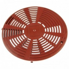 Grille de fond rouge