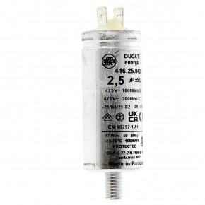 Condensateur 2,5µF 400V métal