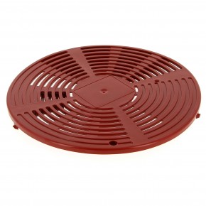 Grille de fond rouge