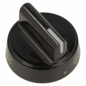 Bouton thermostat noir