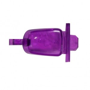 Bouton vapeur violet